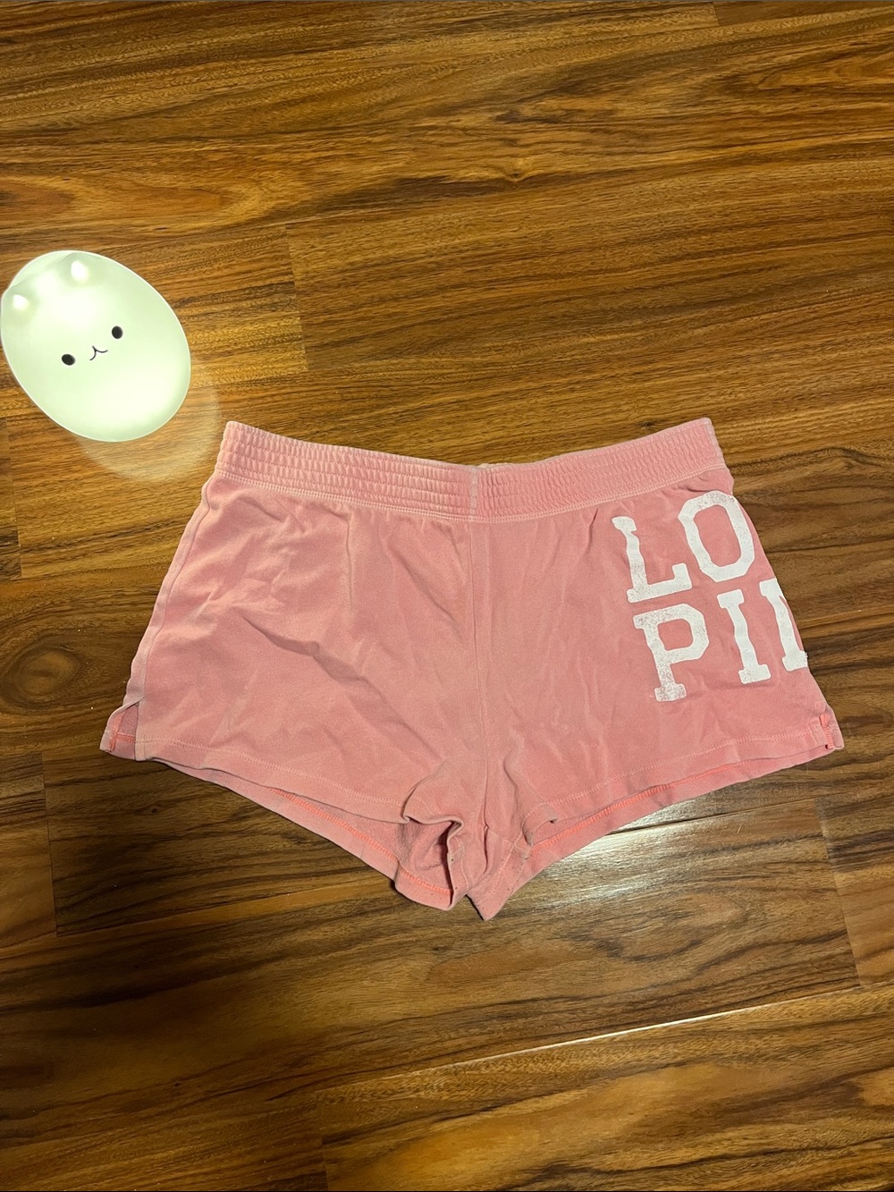 PINK Victoria's Secret Dusty Pink Shorts with White Logo